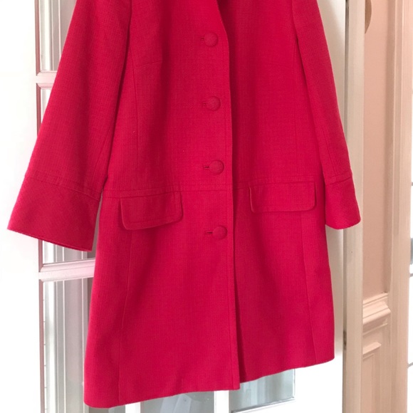 Talbots Magenta Coat - Picture 2 of 3